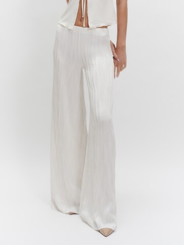 Wide Leg Pantalon 'Linn' millane en blanc : devant