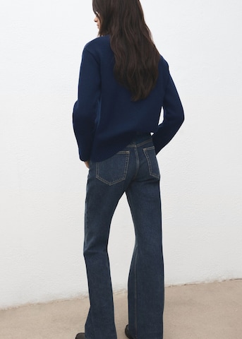 MANGO Pullover in Blau