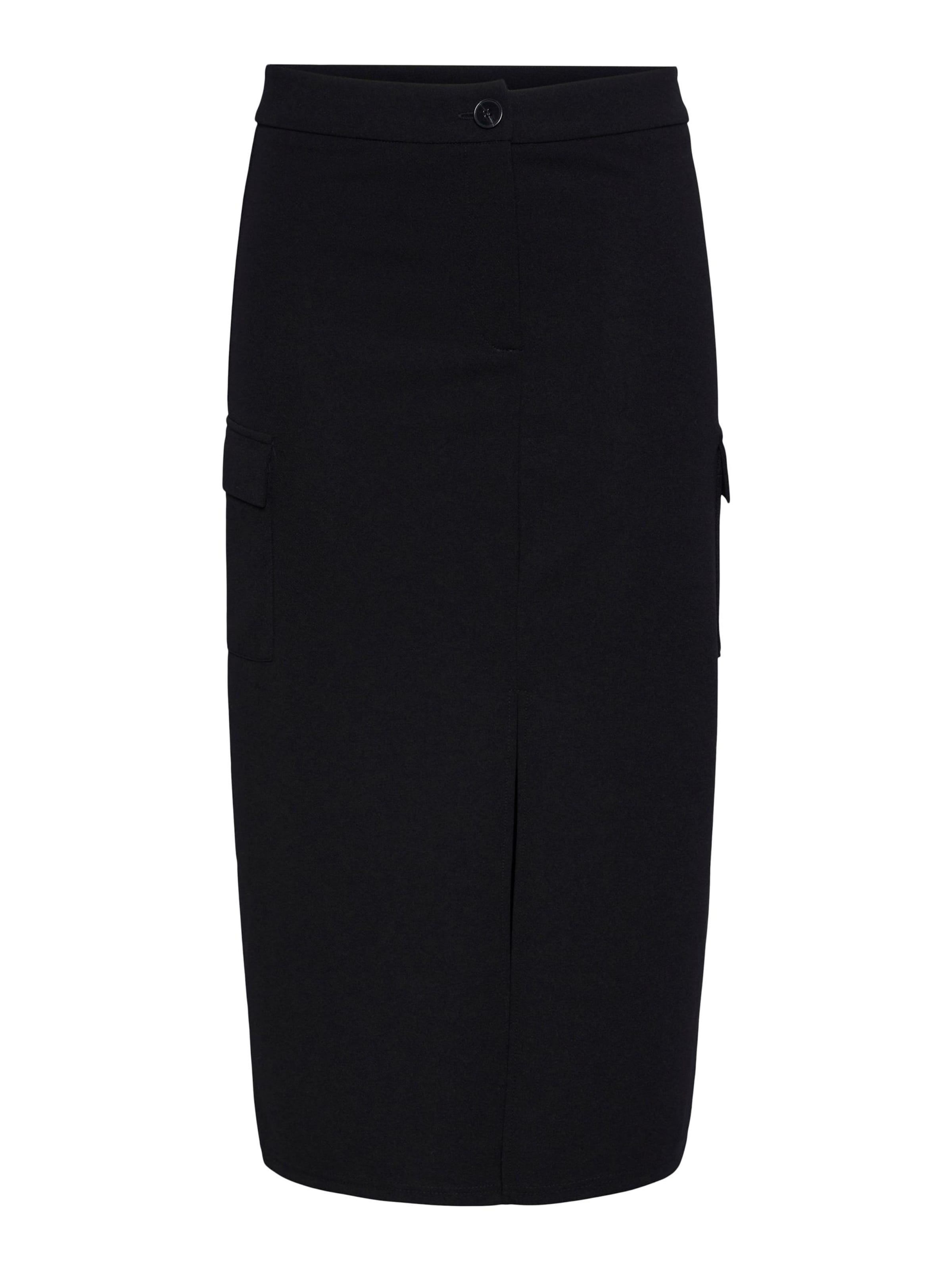 PIECES Krilo 'AVELYN' | črna barva: sprednja stran