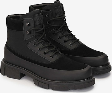 Kazar - Botines con cordones en negro