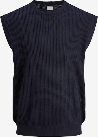 JACK & JONES Sweater Vest 'Ondra' in Blue: front