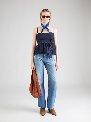 Haut HOLLISTER en bleu