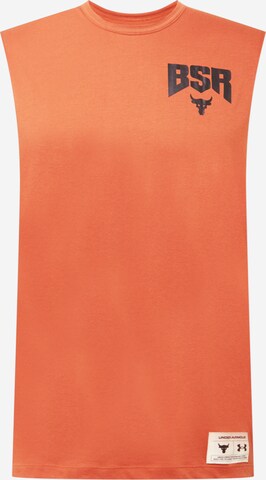 T-Shirt fonctionnel 'Pjt Rock Show Your BSR' UNDER ARMOUR en orange : devant