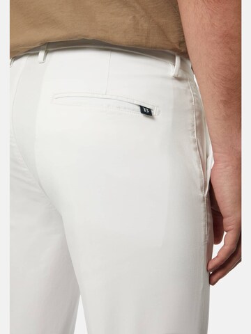 Boggi Milano Normalny krój Spodnie w kolorze biały