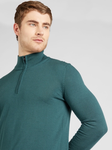 HUGO Sweater 'San Quirin' in Green