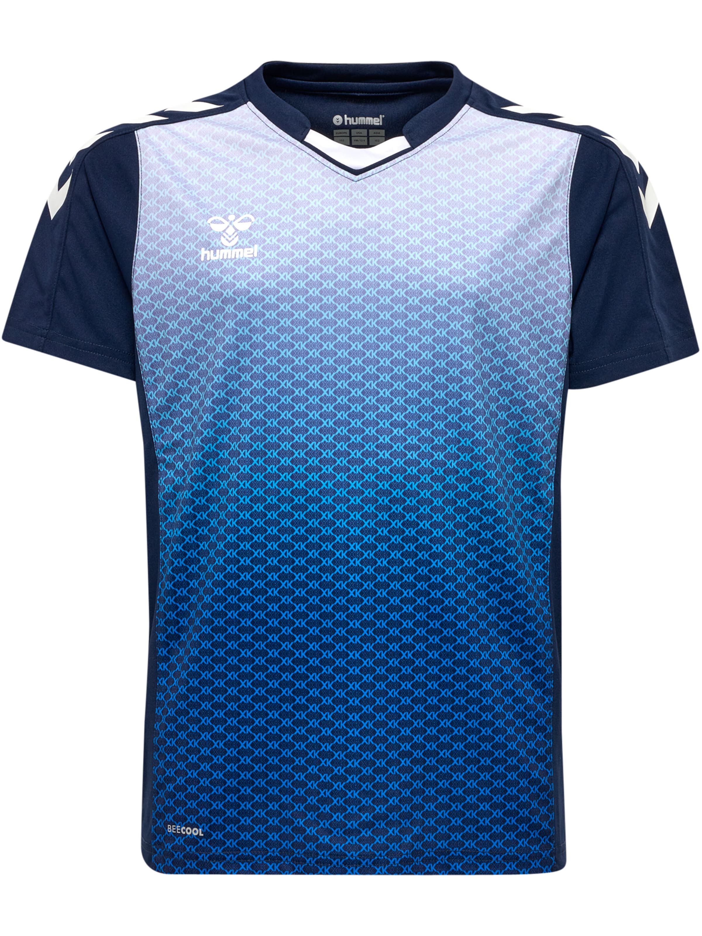 Hummel Functioneel shirt in Blauw: voorkant