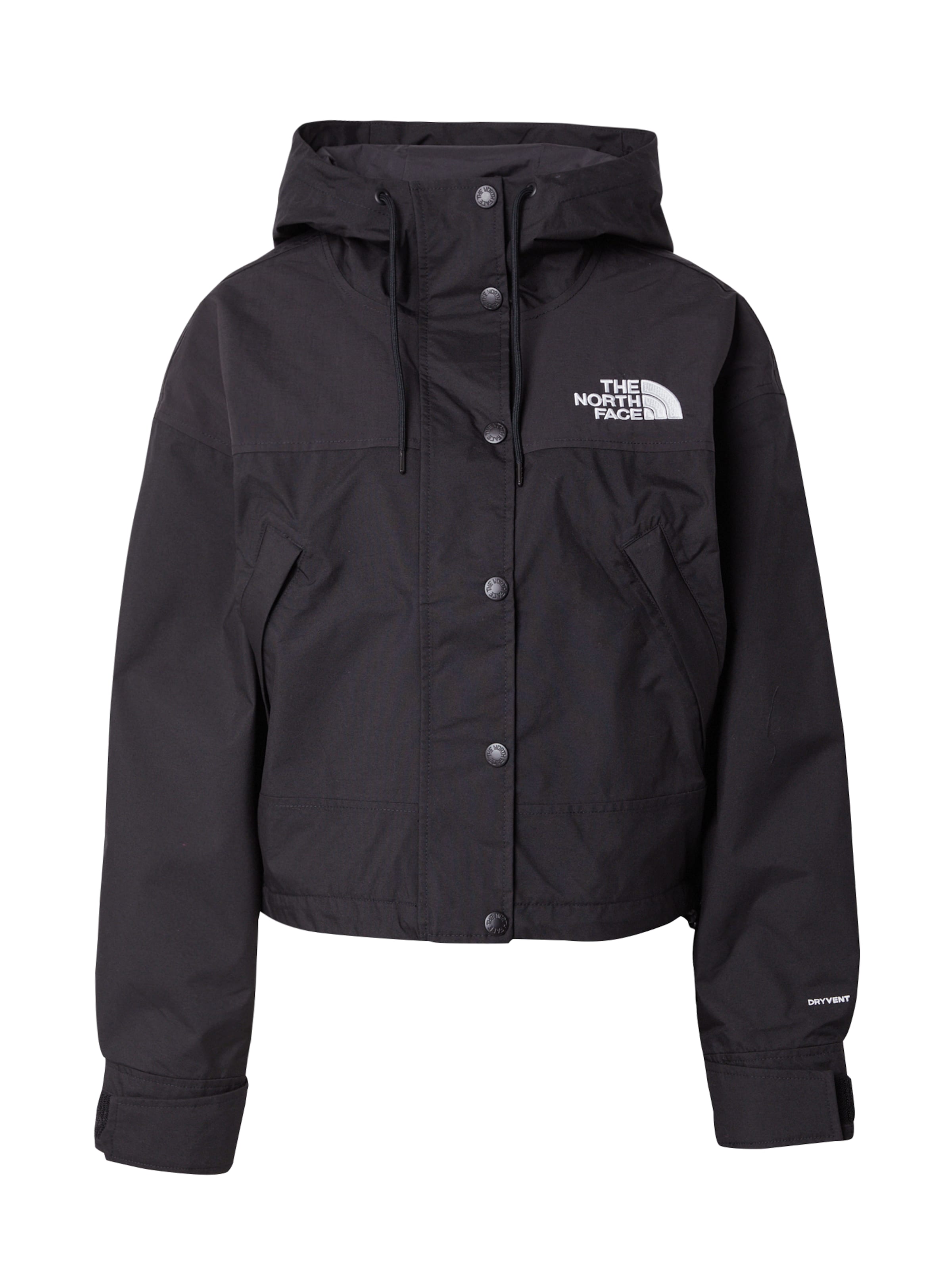 THE NORTH FACE Μπουφάν πεζοπορίας 'Reign On' σε μαύρο: μπροστά