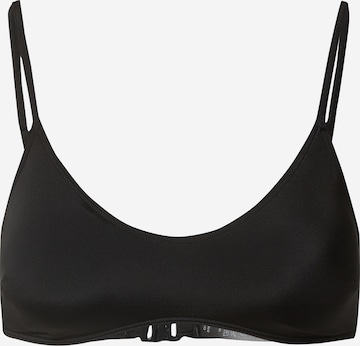 Monki T-shirt Bikinioverdel i sort: forside