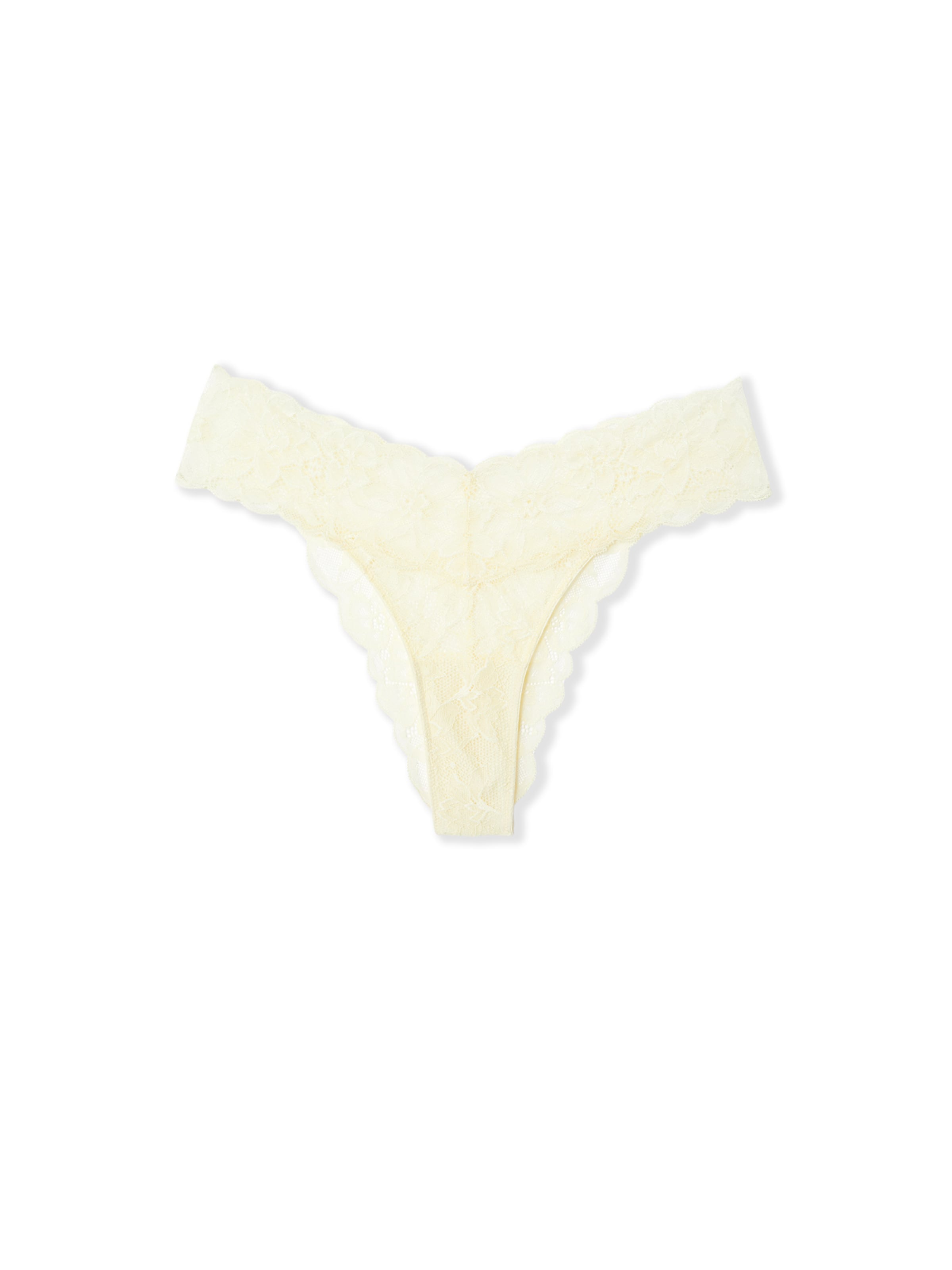 ETAM Thong 'Sweet' in Beige: front