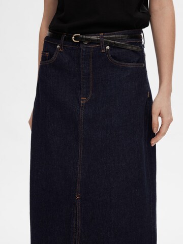 Jupe SELECTED en bleu