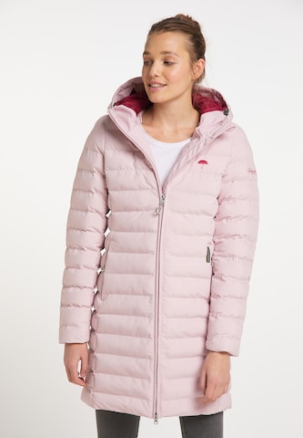 Manteau d’hiver Schmuddelwedda en rose : devant