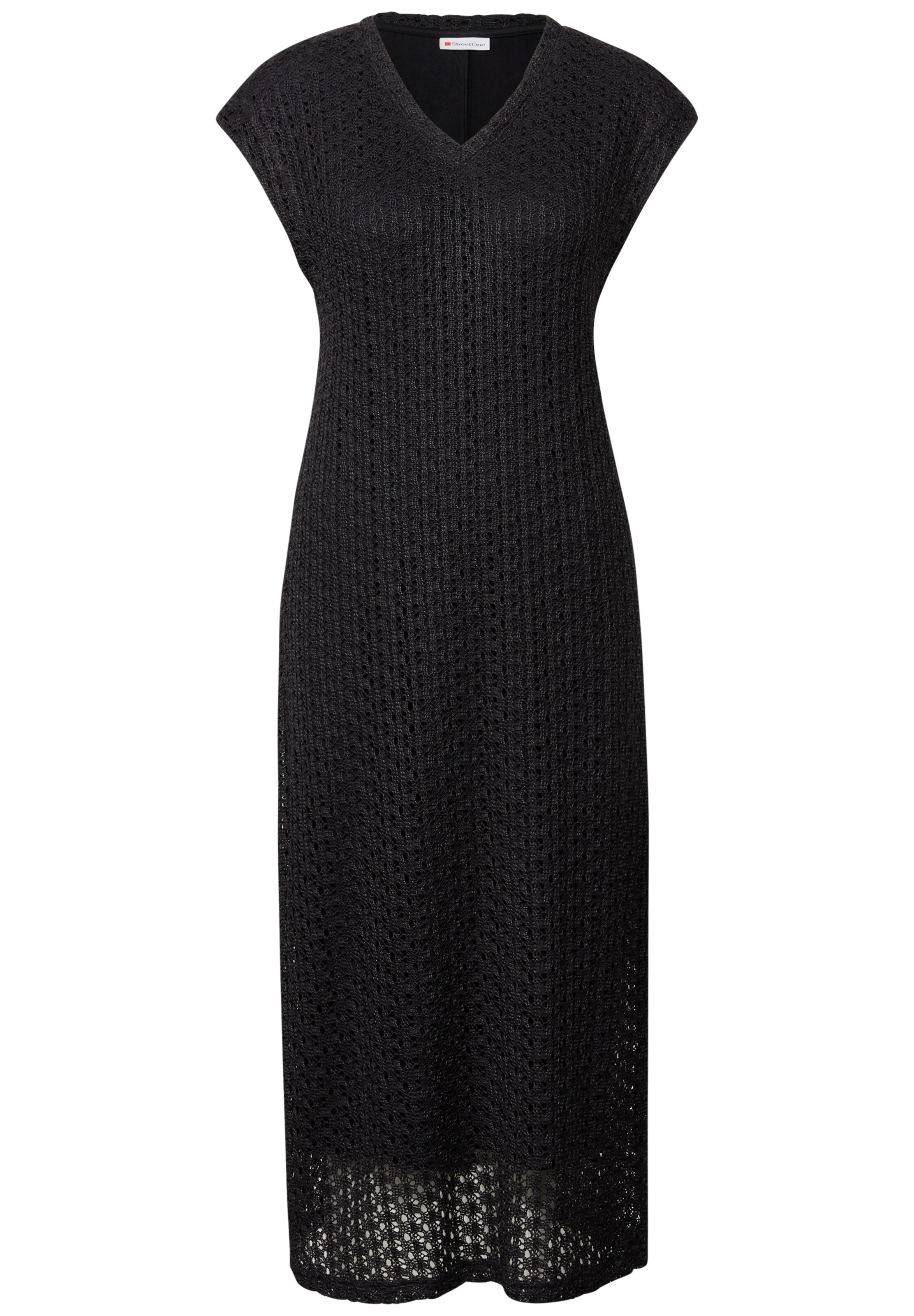 STREET ONE Kleid in Schwarz: Vorderseite