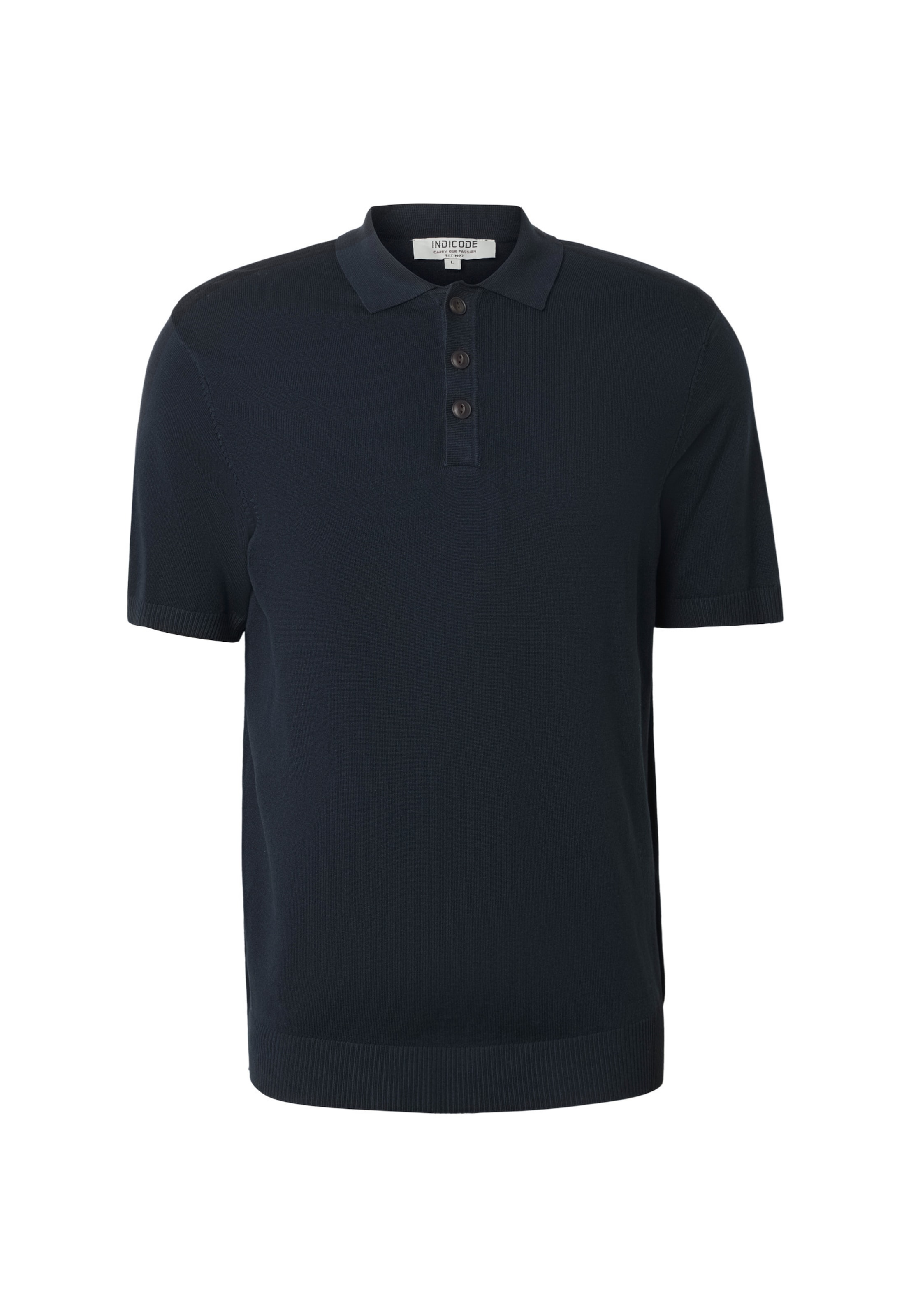 T-Shirt 'Bacemale' INDICODE JEANS en bleu : devant