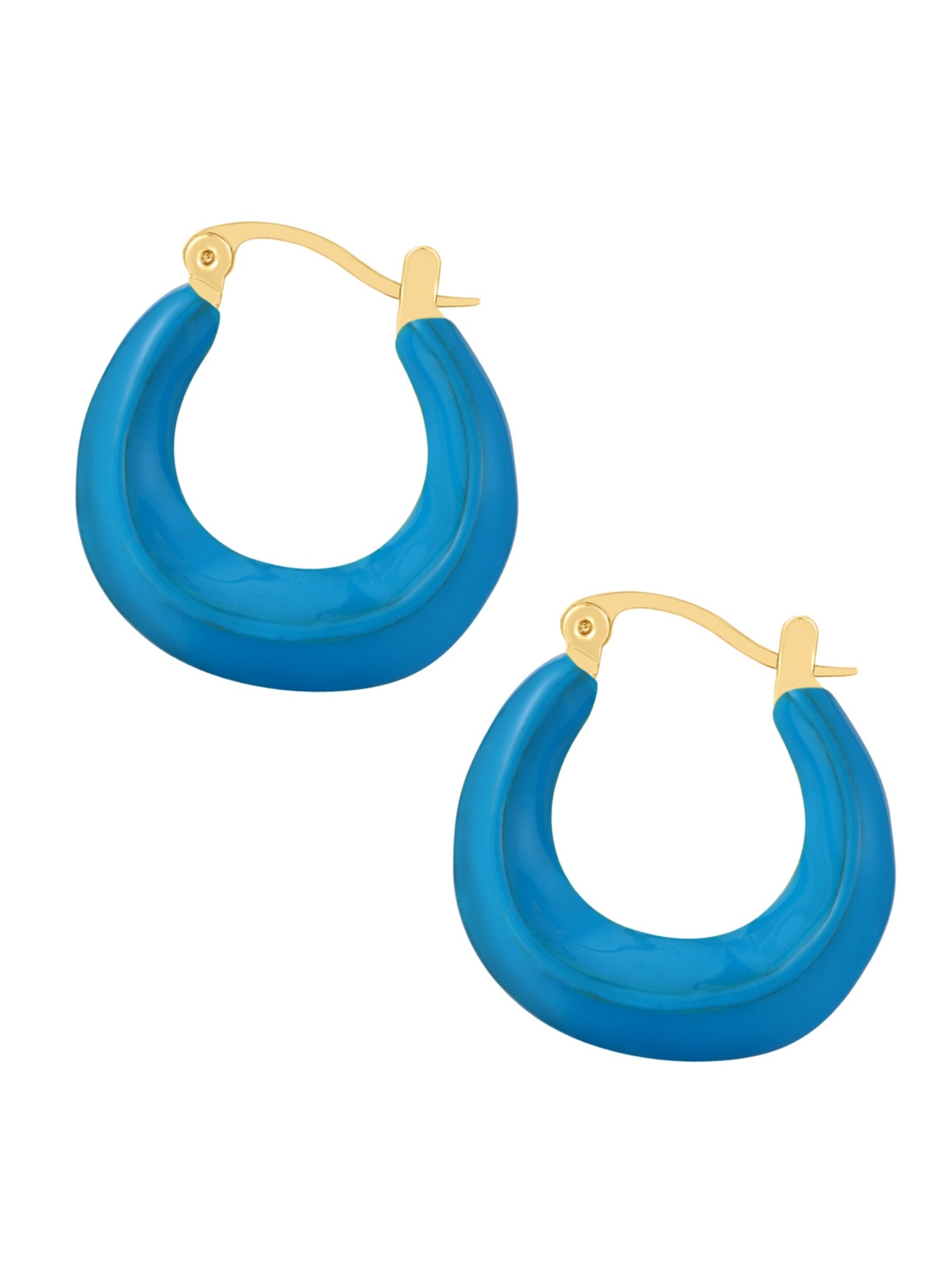 Orecchini di Yokoamii in blu