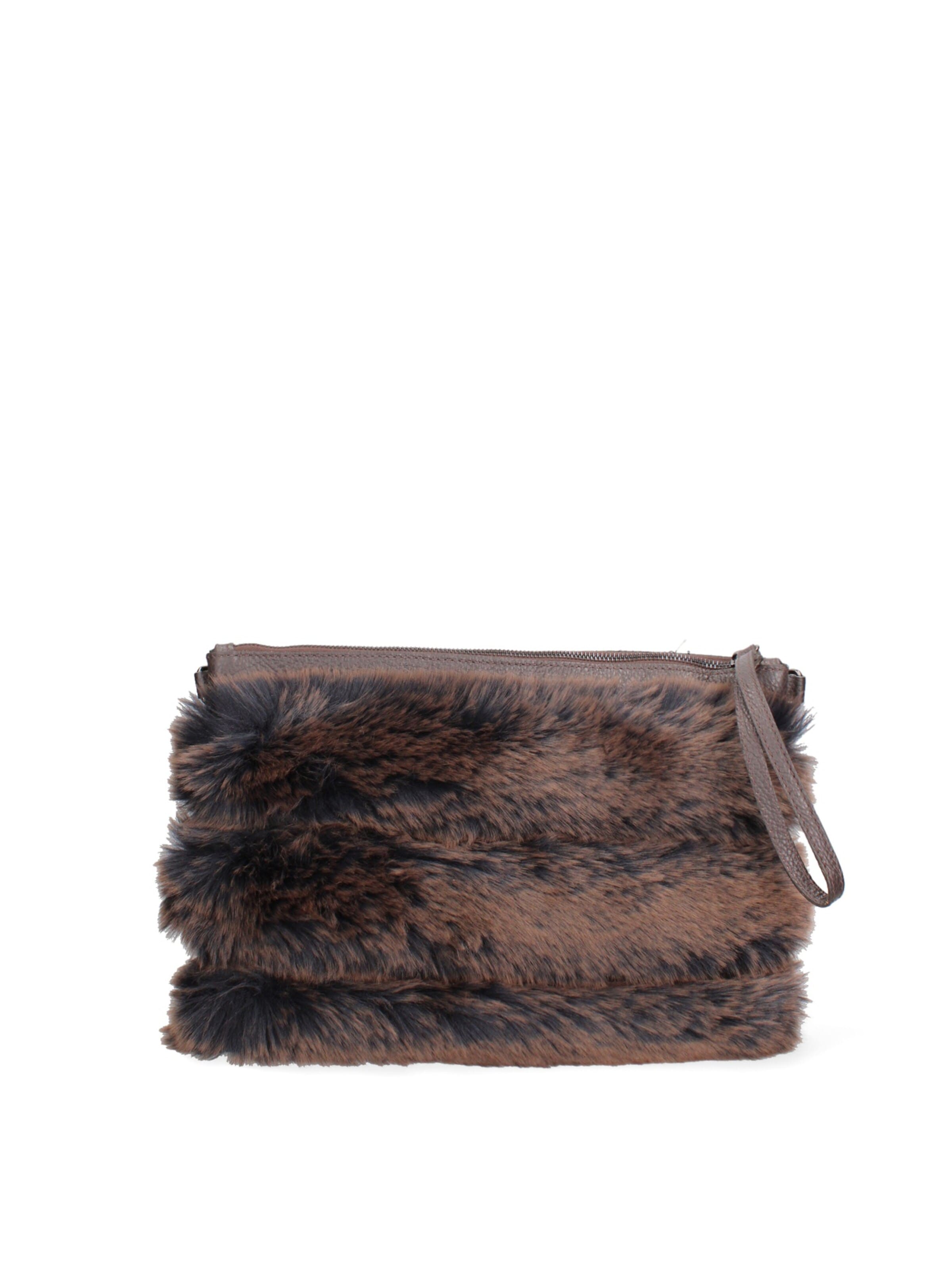 Pochette di Gave Lux in marrone: frontale
