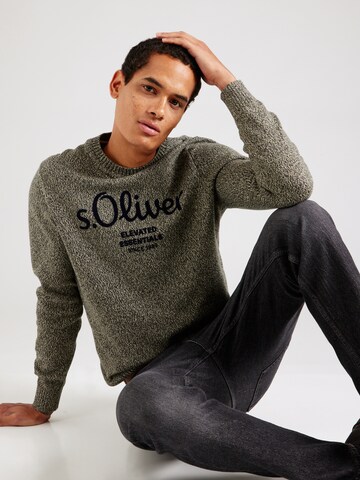 Pull-over s.Oliver en vert : devant