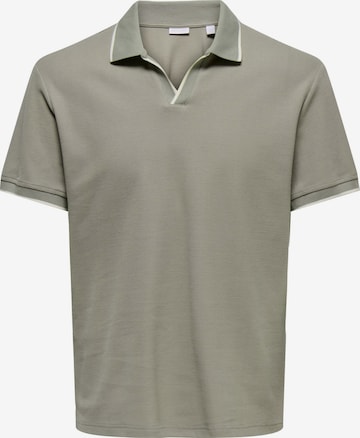 Only & Sons Shirt 'ONSAston' in Groen: voorkant