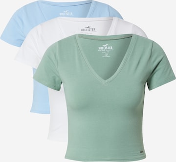 T-shirt HOLLISTER en mélange de couleurs : devant