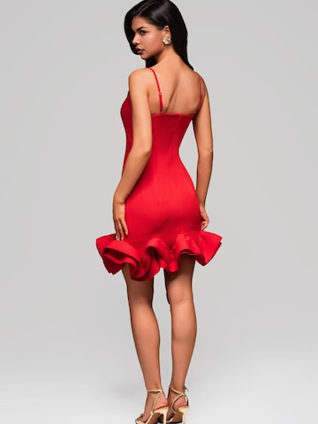 Ombre - Vestido de noche en rojo