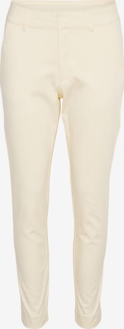 Kaffe - Slimfit Pantalón chino 'Lea' en amarillo: frente