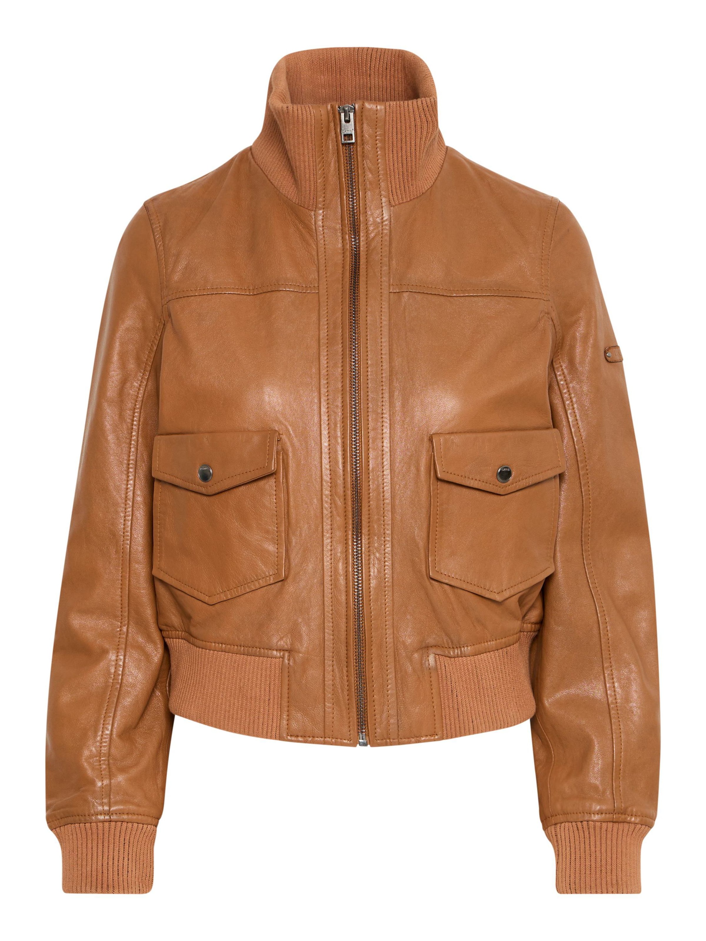 Oxmo Übergangsjacke in Braun: Vorderseite