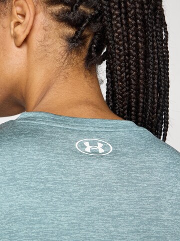 Tricou funcțional 'Twist' de la UNDER ARMOUR pe albastru