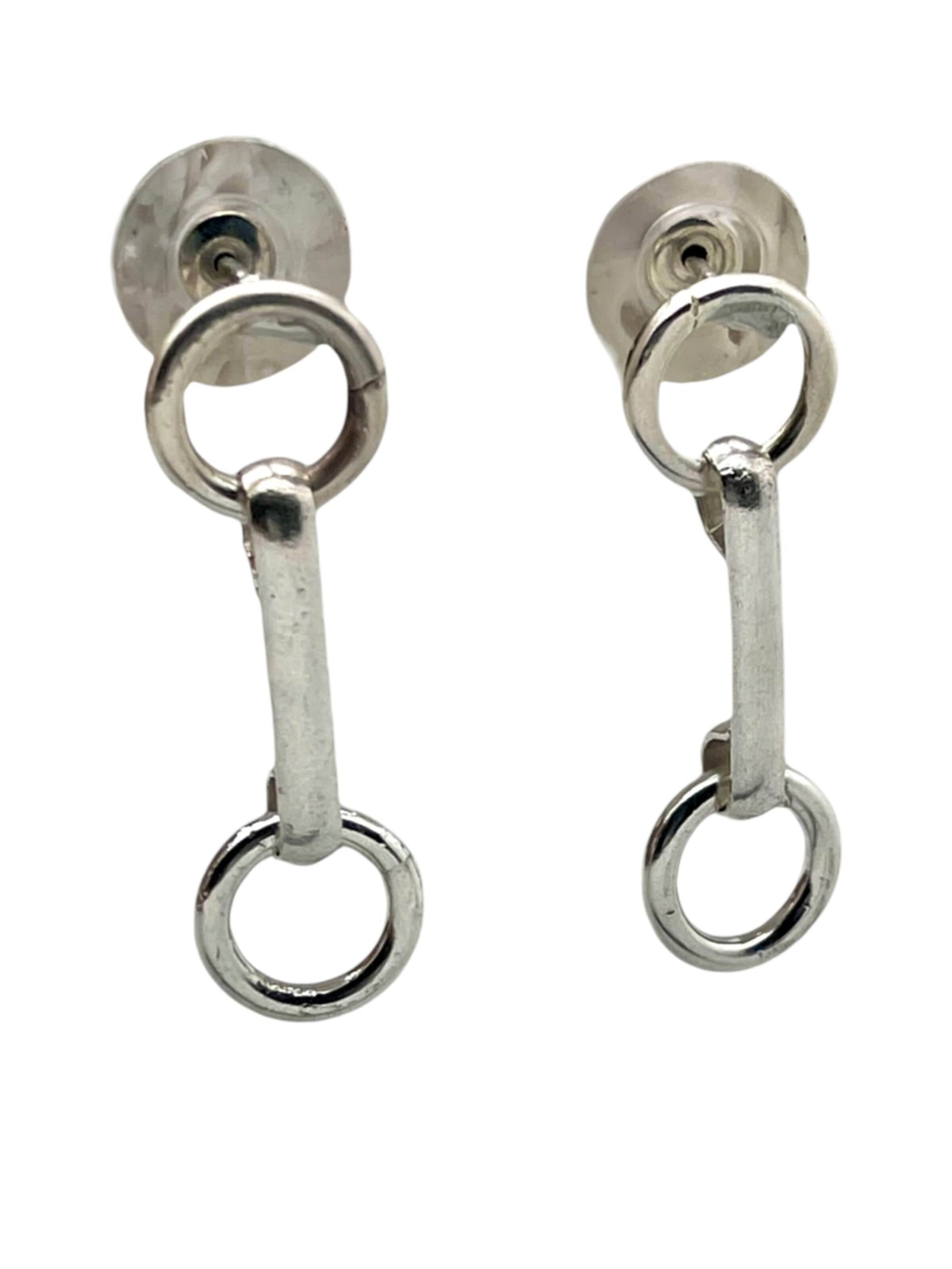 Gloria Mago Earrings '2For2' in Silver: front