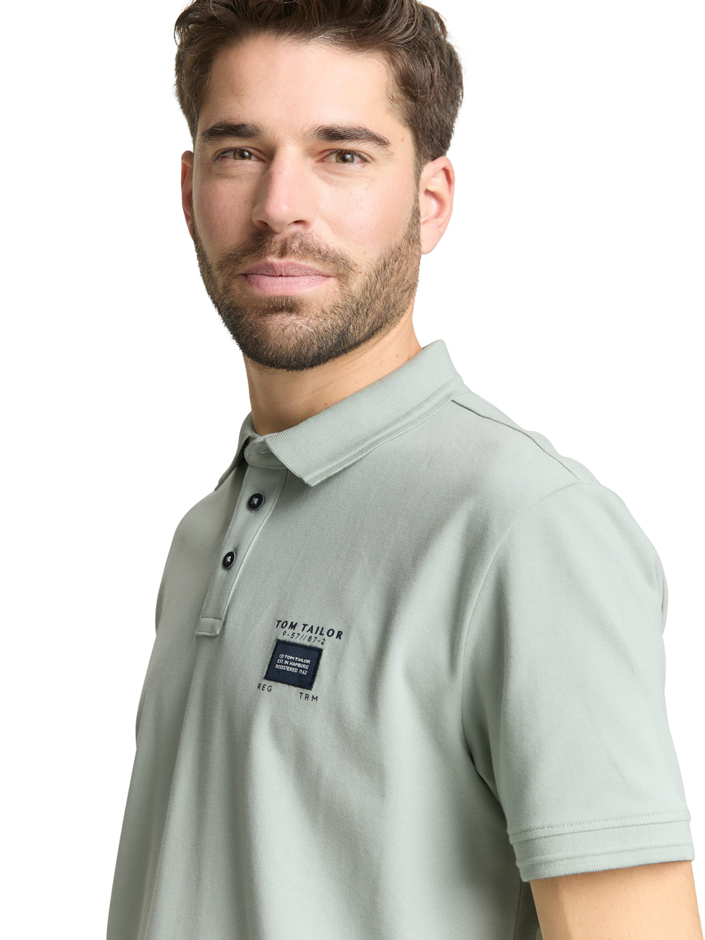 TOM TAILOR Majica | zelena barva