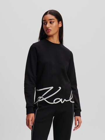 Karl Lagerfeld Sweatshirt in Black: front