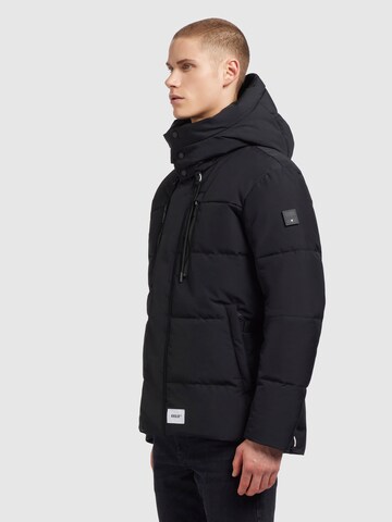 khujo Winter Jacket 'Kirc' in Black