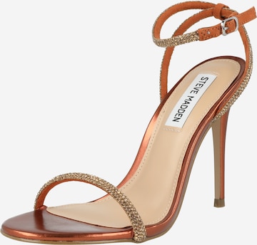 STEVE MADDEN - Sandálias com tiras 'Breslin' em vermelho: frente