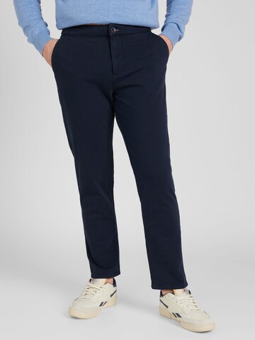 Springfield Regular Chino Pants in Blue: front