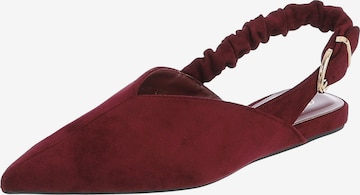 Ital-Design Slingpumps in Rot: Vorderseite