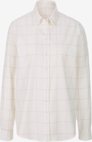 Peter Hahn Blouse in Wit: voorkant