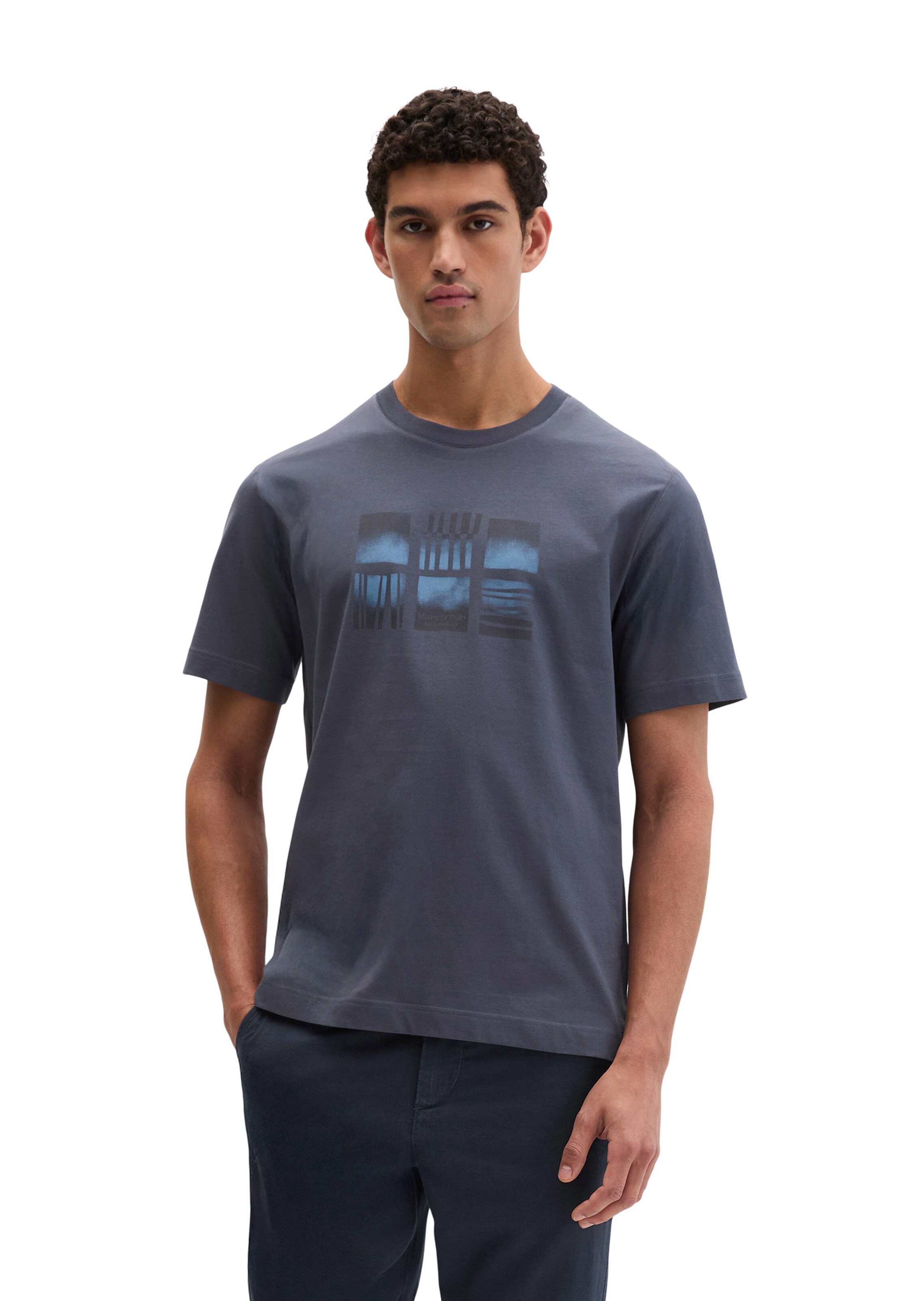 Marc O'Polo Shirt in Blue: front
