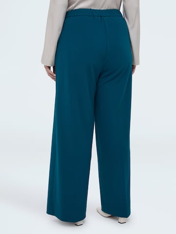 Wide Leg Pantalon Fiorella Rubino en bleu