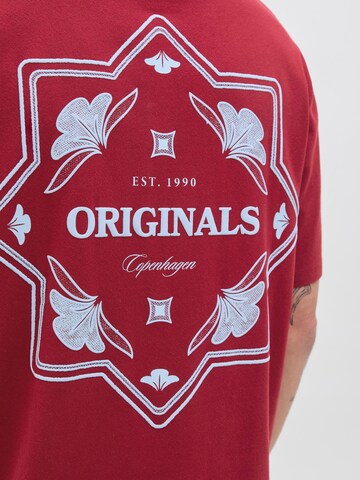 JACK & JONES T-Shirt in Rot