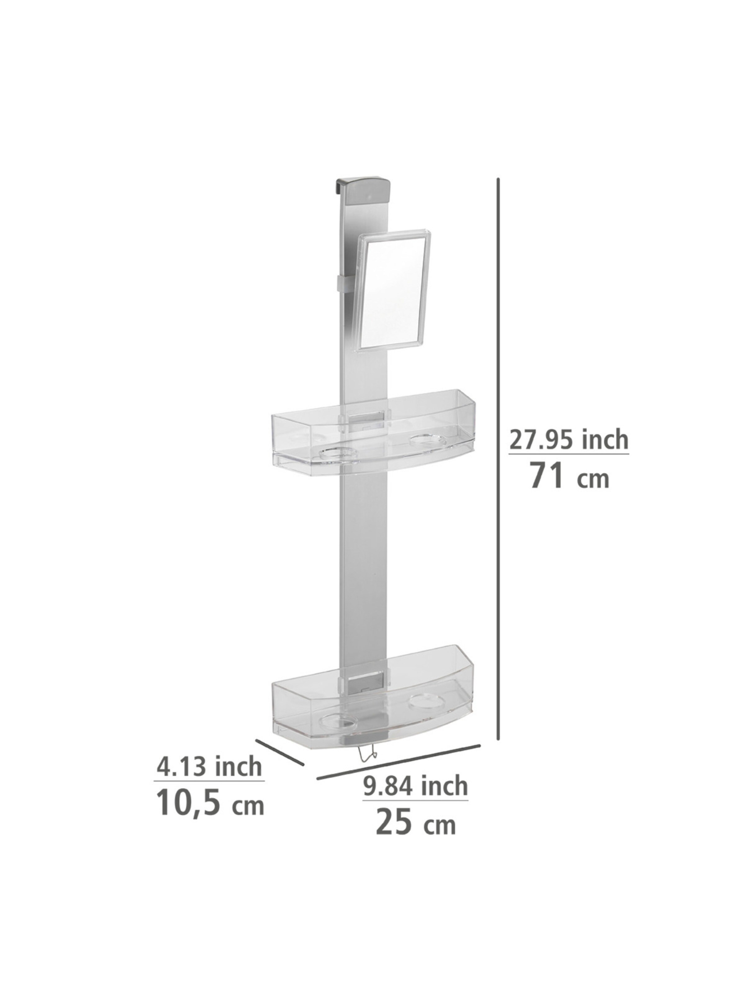 Wenko Shower Accessories in Silver