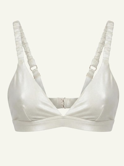 ZUBEK Soutien-gorge 'Silk Bra' en blanc, Vue avec produit