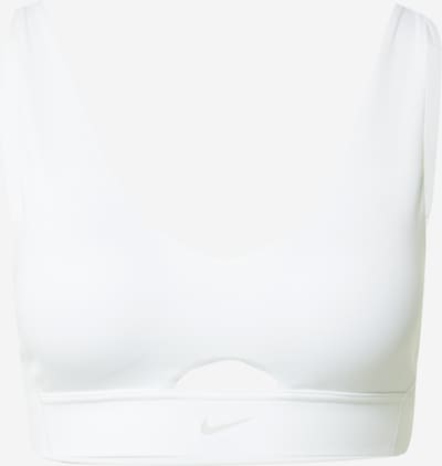 NIKE Soutien de desporto 'Indy' em cinzento claro / branco, Vista do produto