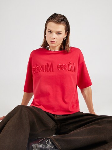 Cph Muse T-shirt i röd: framsida
