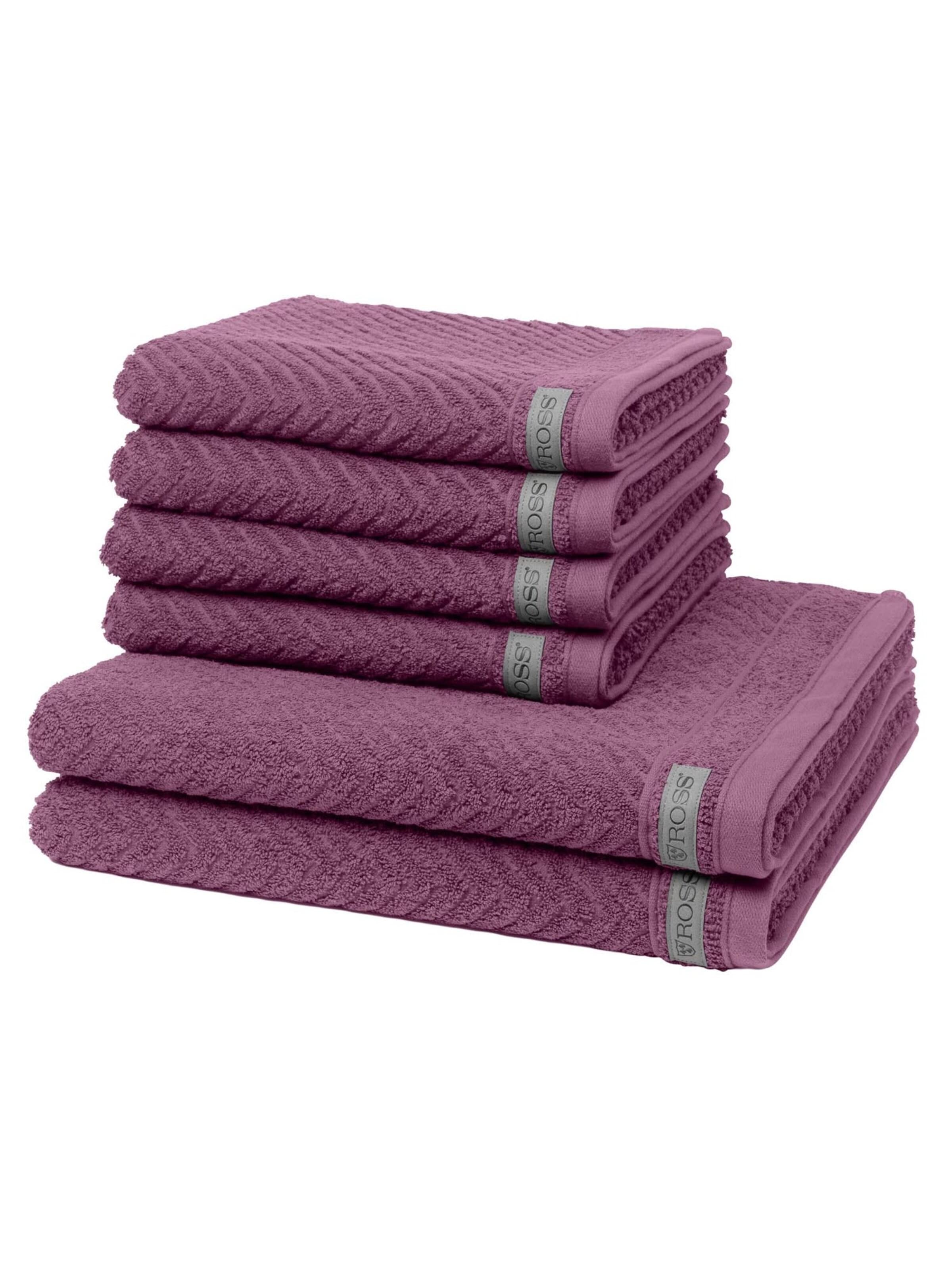 ROSS Towel 'Smart' in Purple: front