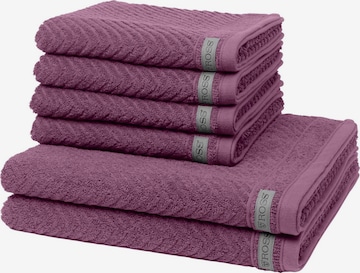 ROSS Towel 'Smart' in Purple: front