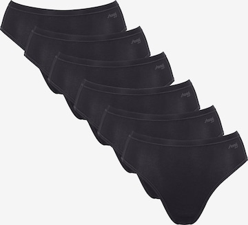 Slip SLOGGI en noir : devant