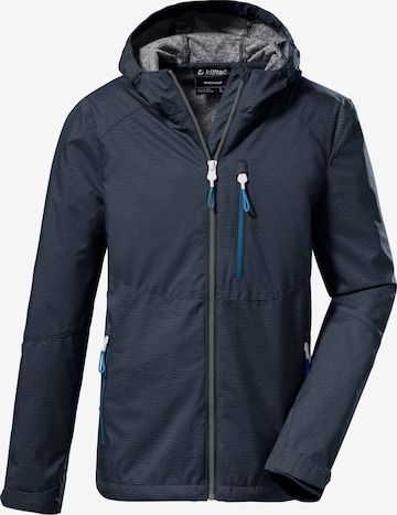 KILLTEC Outdoorjas in Blauw: voorkant