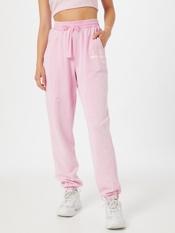 River Island Tapered Pants 'PREMIUM' in Pink: front