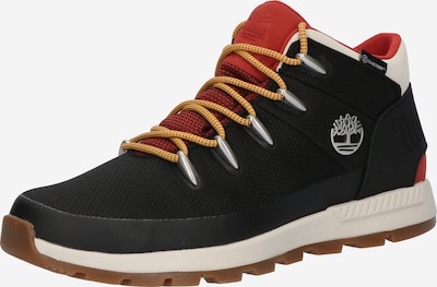 TIMBERLAND Nauhabootsit 'Sprint Trekker' koossa 40 värissä meleerattu punainen / musta / luonnonvalkoinen, Tuotenäkymä