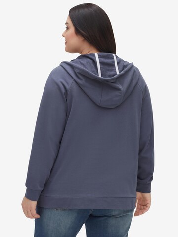 SHEEGO Sweatjacke in Blau