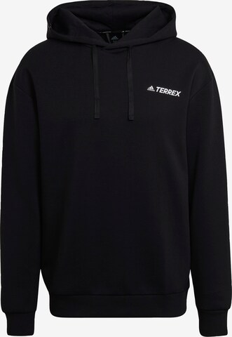 ADIDAS TERREX Sportsweatshirt in Zwart: voorkant