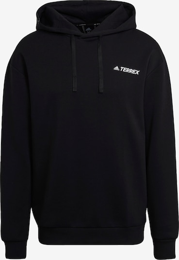 ADIDAS TERREX Sportsweatshirt in de kleur Zwart / Wit, Productweergave